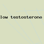 low testosterone woman